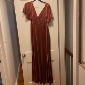 Jenny Yoo Velvet gown